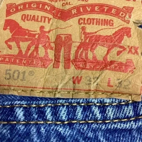Levi’s classic 501 classic jeans 32x32 - Picture 3 of 6